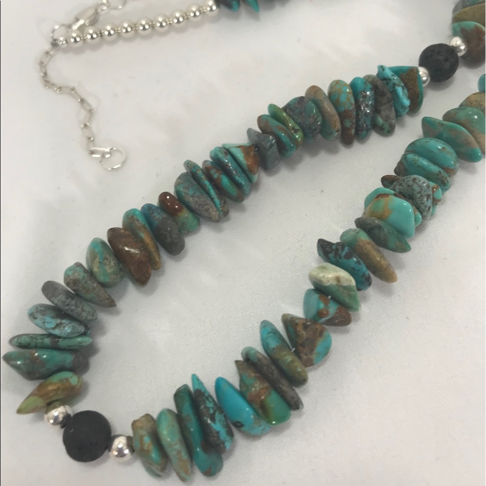 Trade Only for 🦋 Turquoise Chip & Lava Necklace